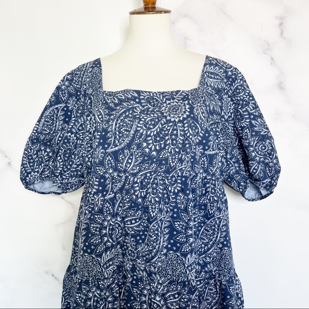 Madewell Blue Floral Dress - Picture 6 of 15
